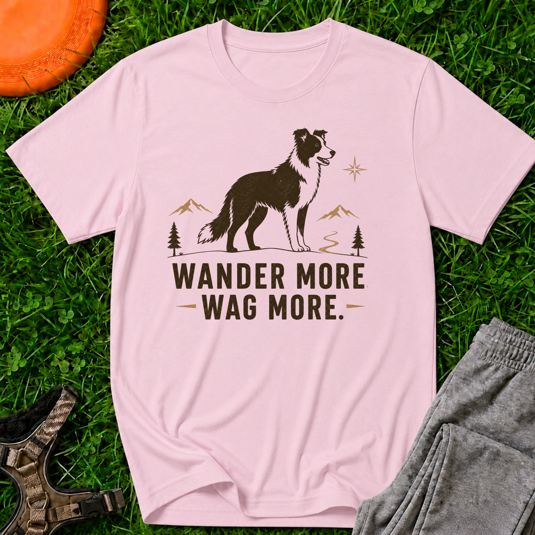 Wander More Wag More, Classic Tee