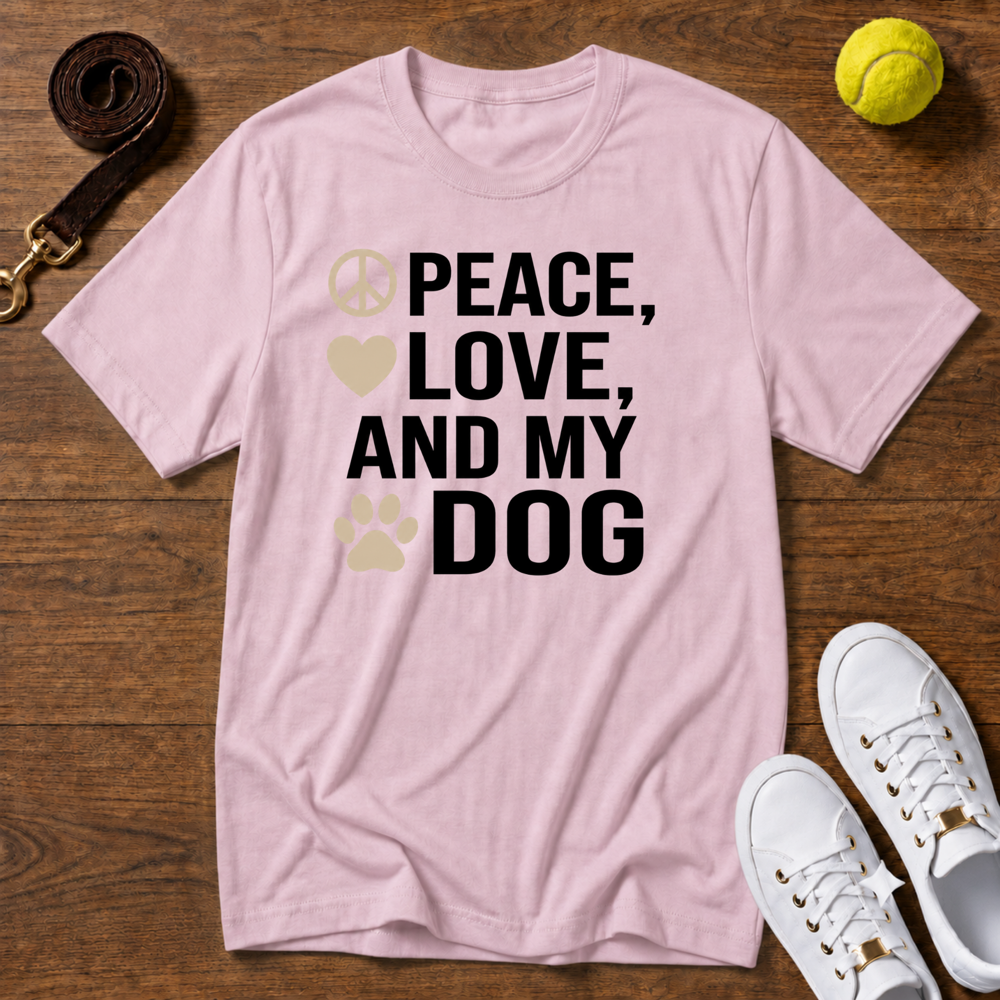 Peace, Love T-Shirt – Gildan Softstyle