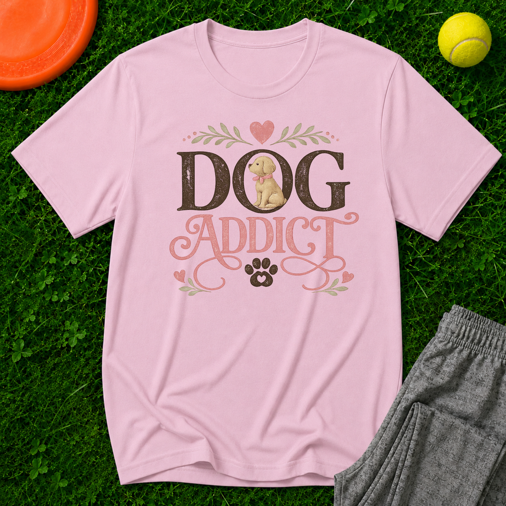 Dog Addict, Classic T-Shirt