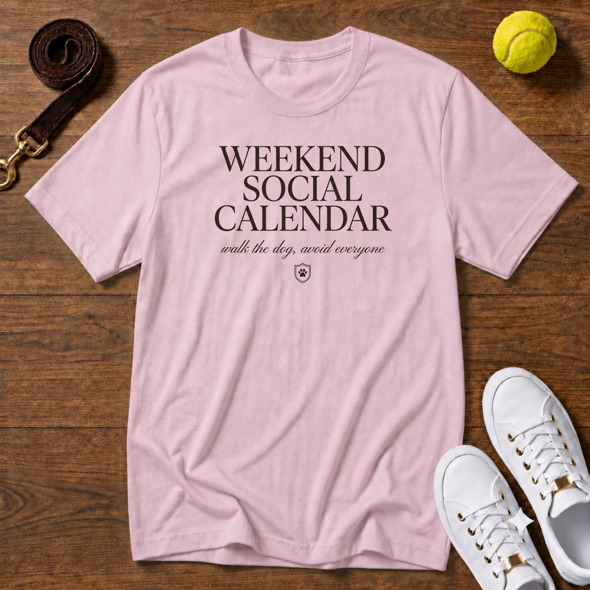 Weekend Social Calendar Gildan Softstyle Tee