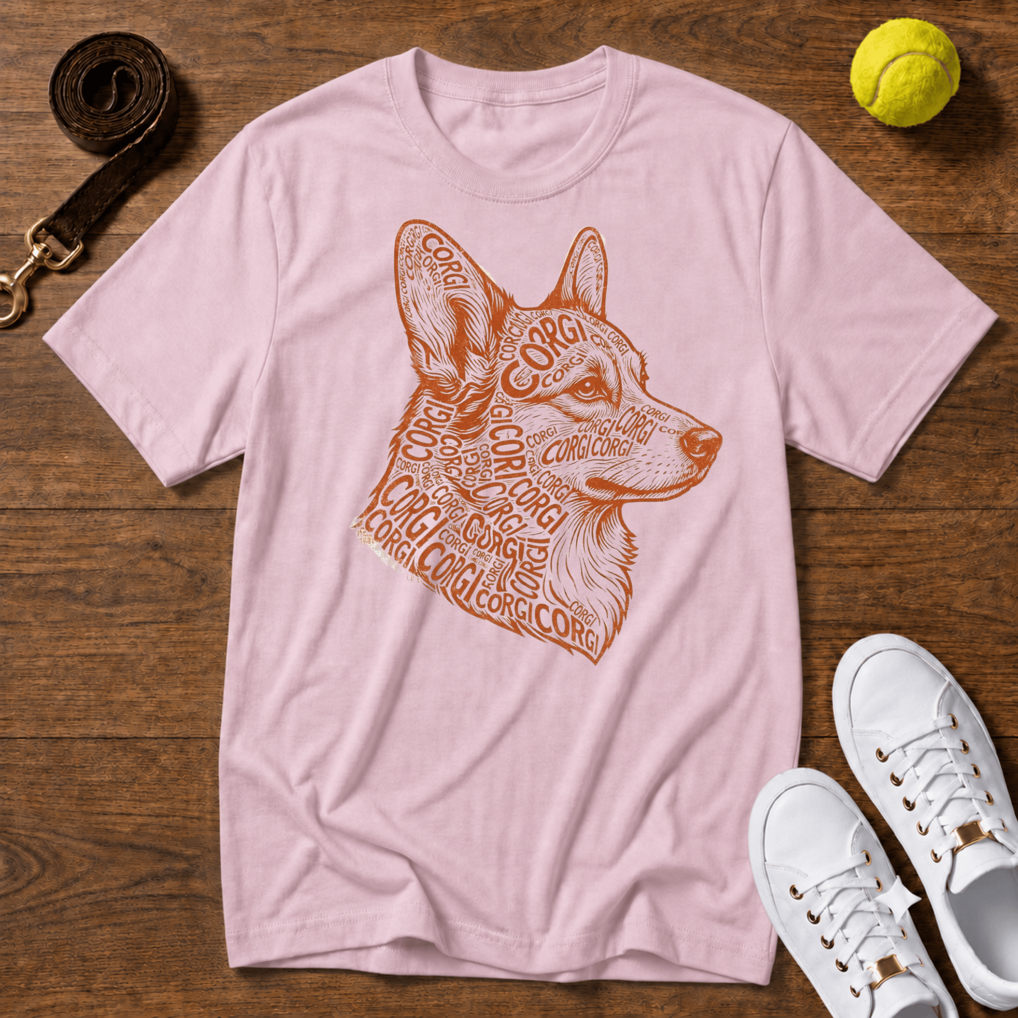 Corgi Head T-Shirt – Gildan Softstyle