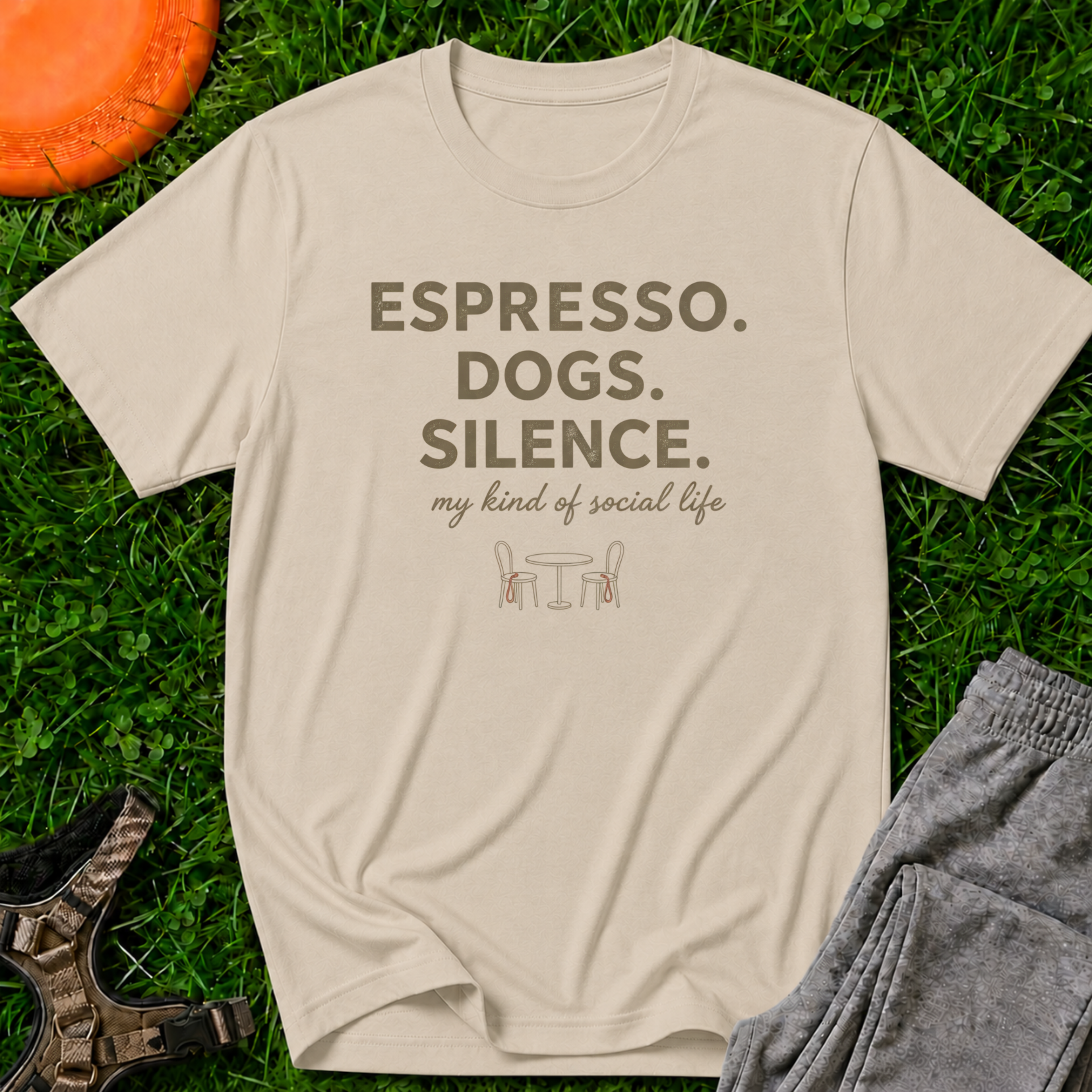 Espresso. Dogs. Silence. T-Shirt