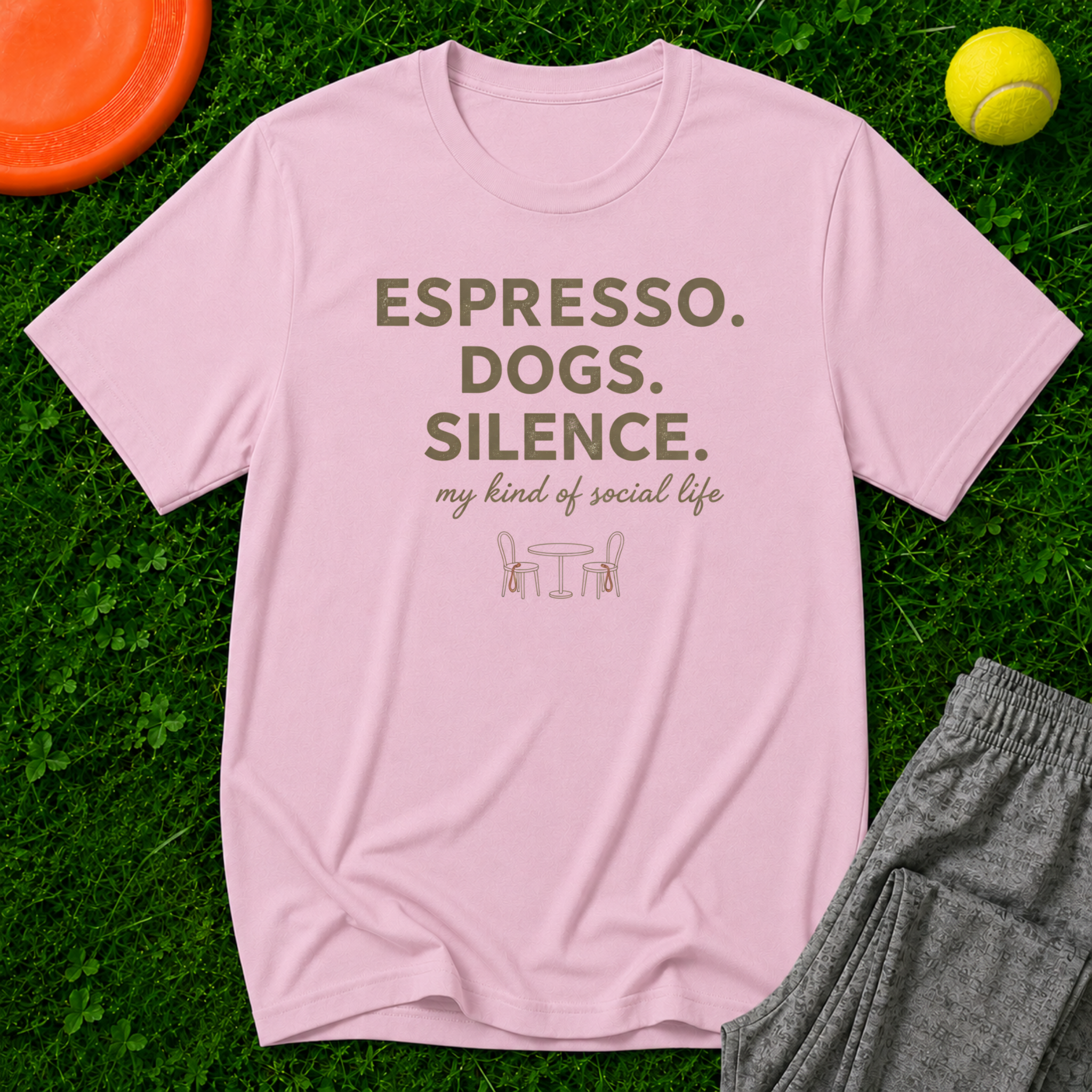 Espresso. Dogs. Silence. Classic T-Shirt