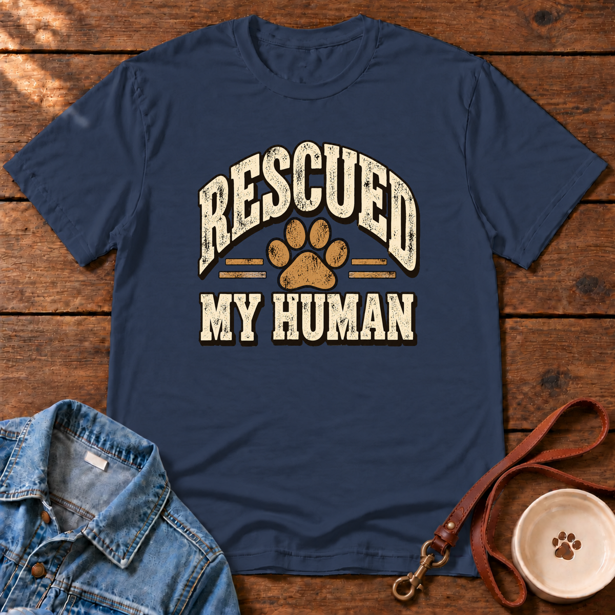 Rescued My Human T-Shirt