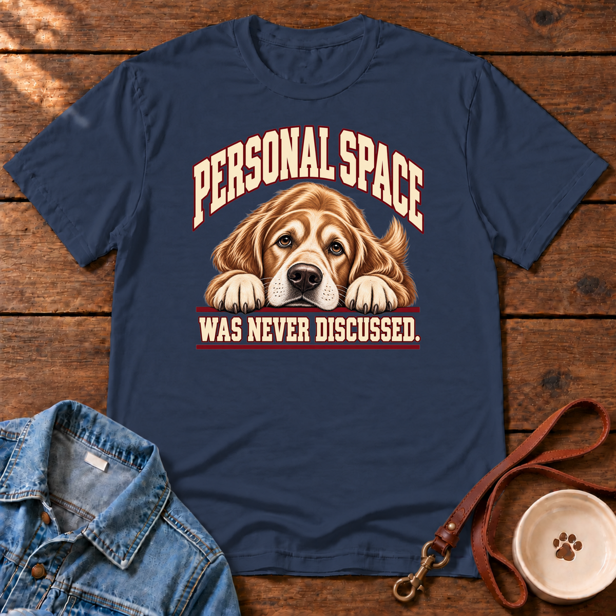 Personal Space Dog T‑Shirt