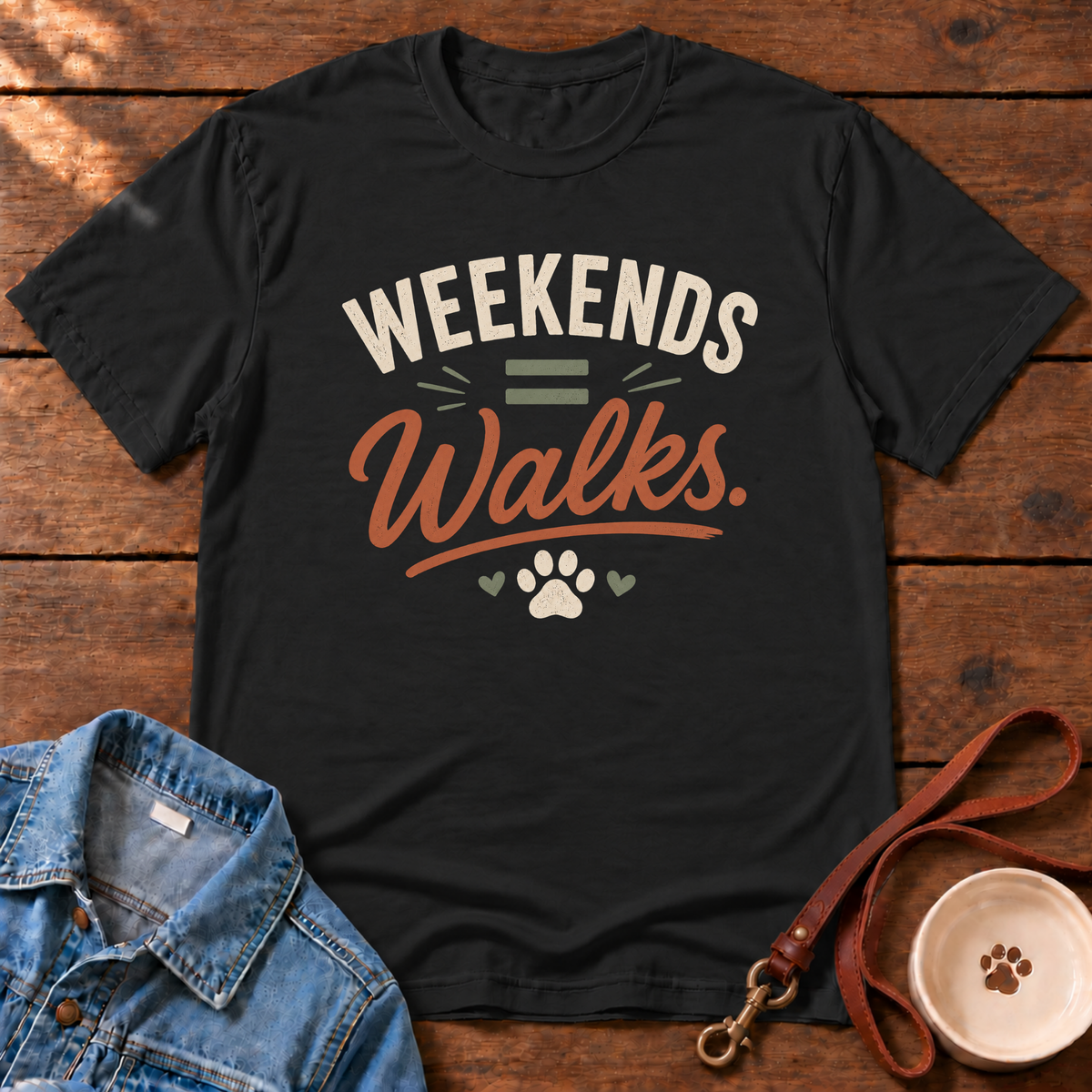 Weekends = Walks T-Shirt