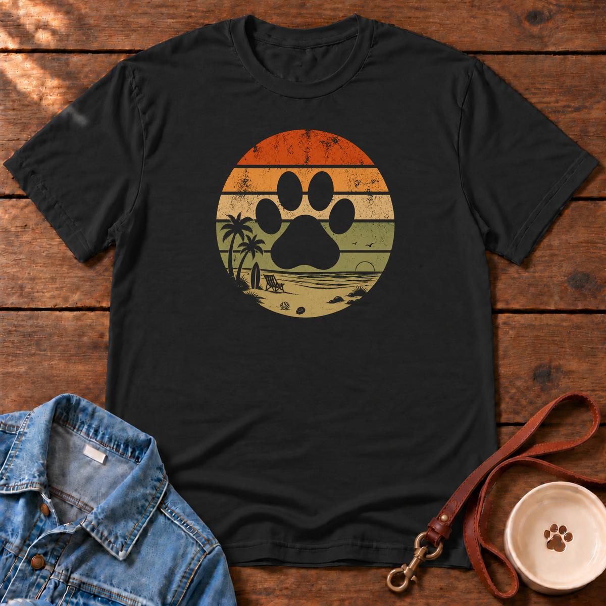 Sunset Paw T-Shirt
