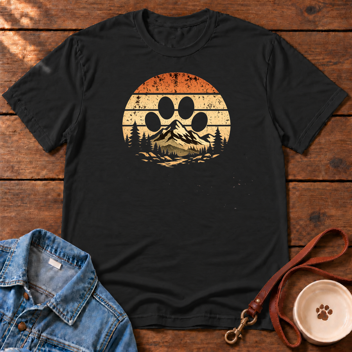 Pawprint Mountain T-Shirt