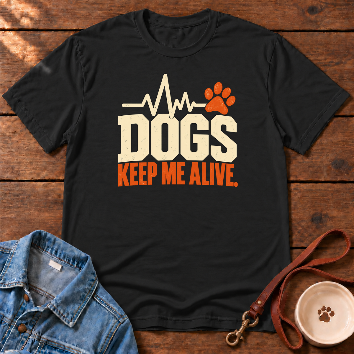 Dogs Keep Me Alive T-Shirt