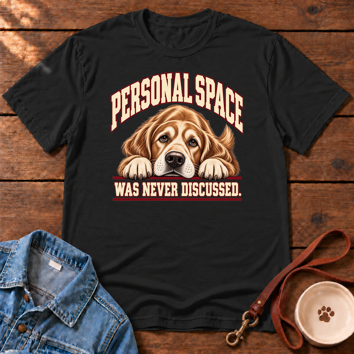 Personal Space Dog T‑Shirt