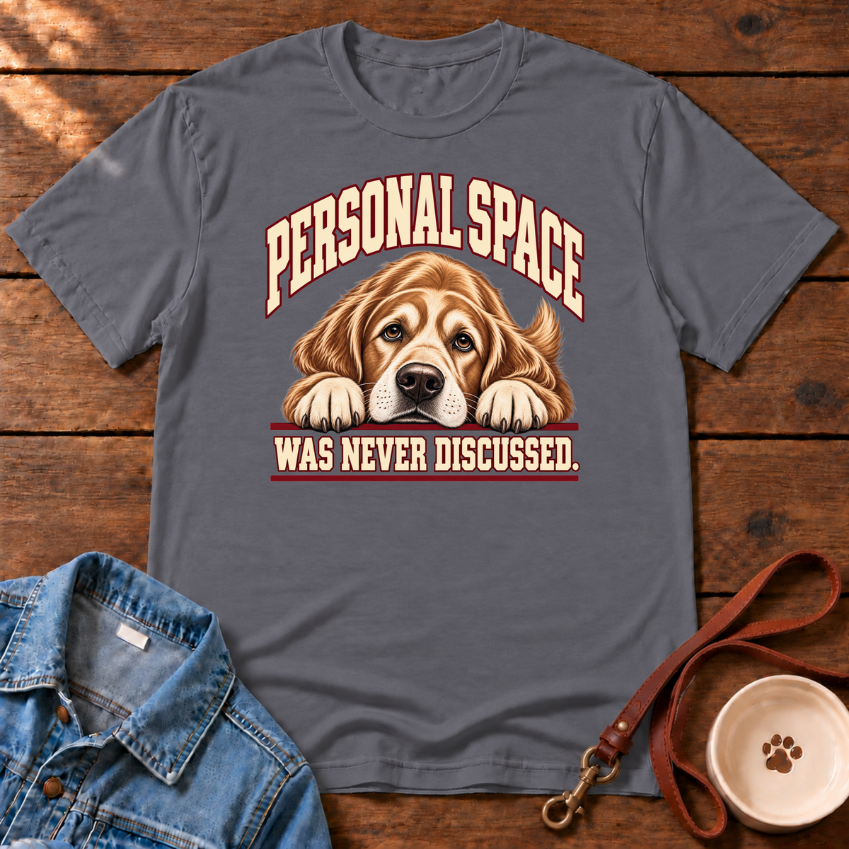 Personal Space Dog T‑Shirt