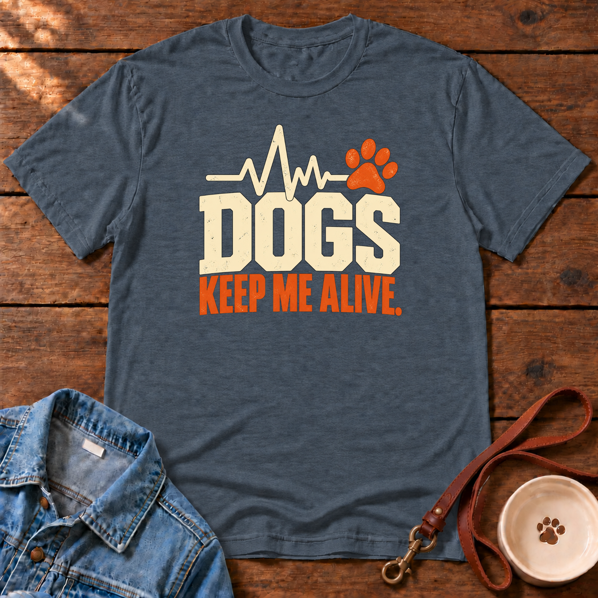 Dogs Keep Me Alive T-Shirt