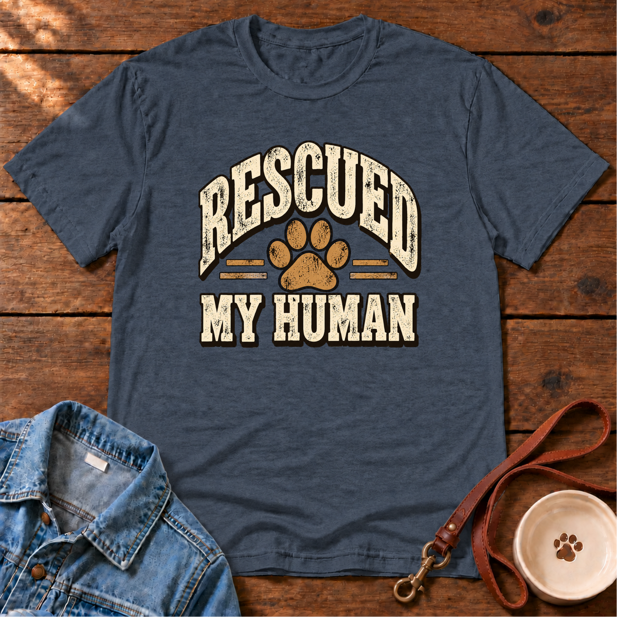Rescued My Human T-Shirt