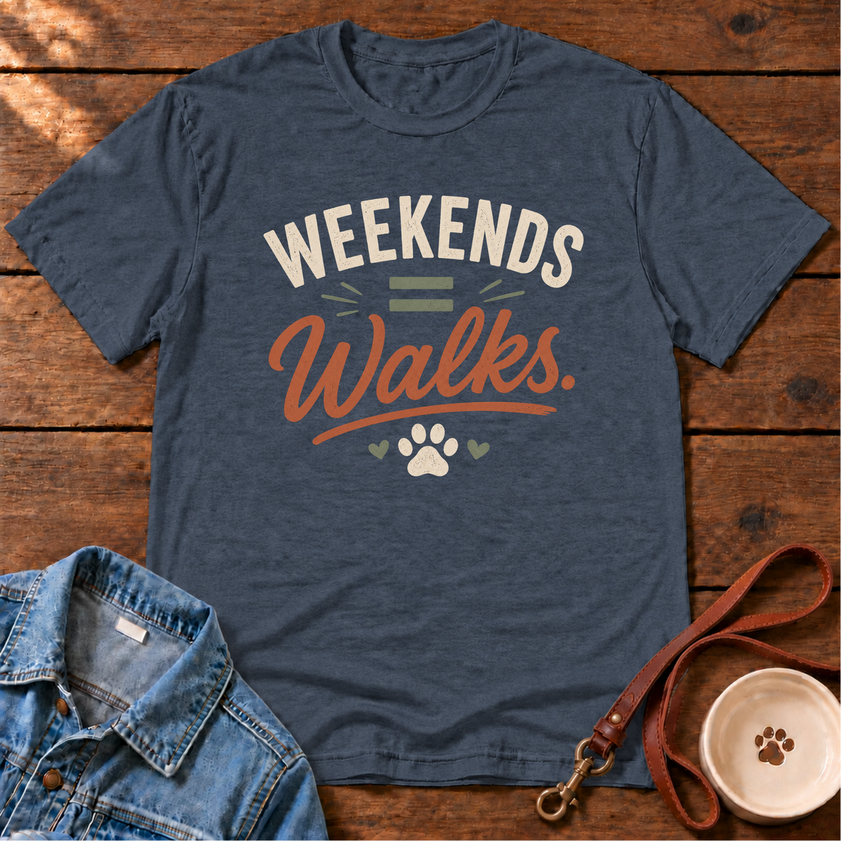 Weekends = Walks T-Shirt