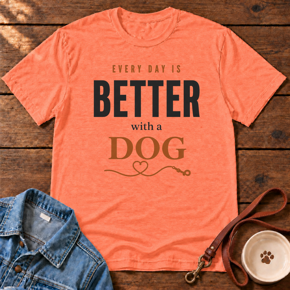 Better With A Dog T-Shirt