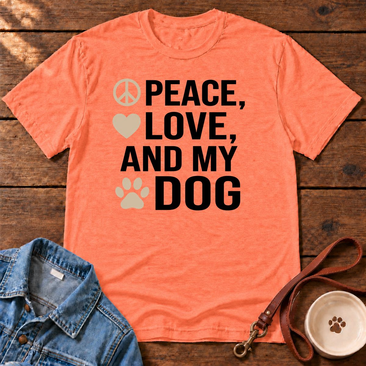 Peace, Love T-Shirt