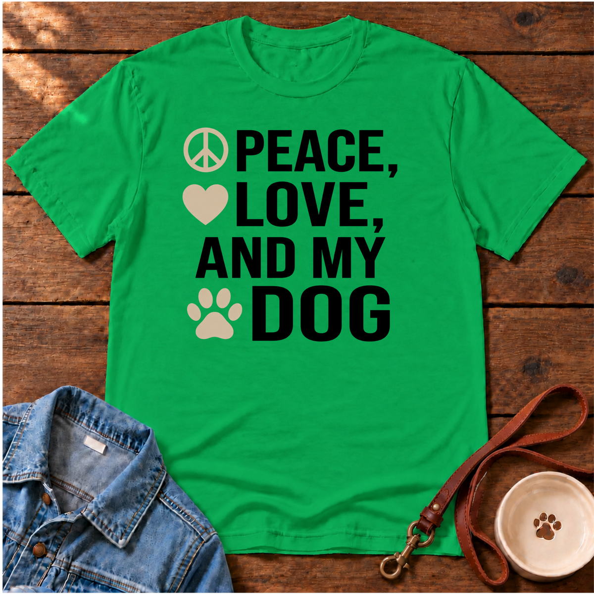 Peace, Love T-Shirt