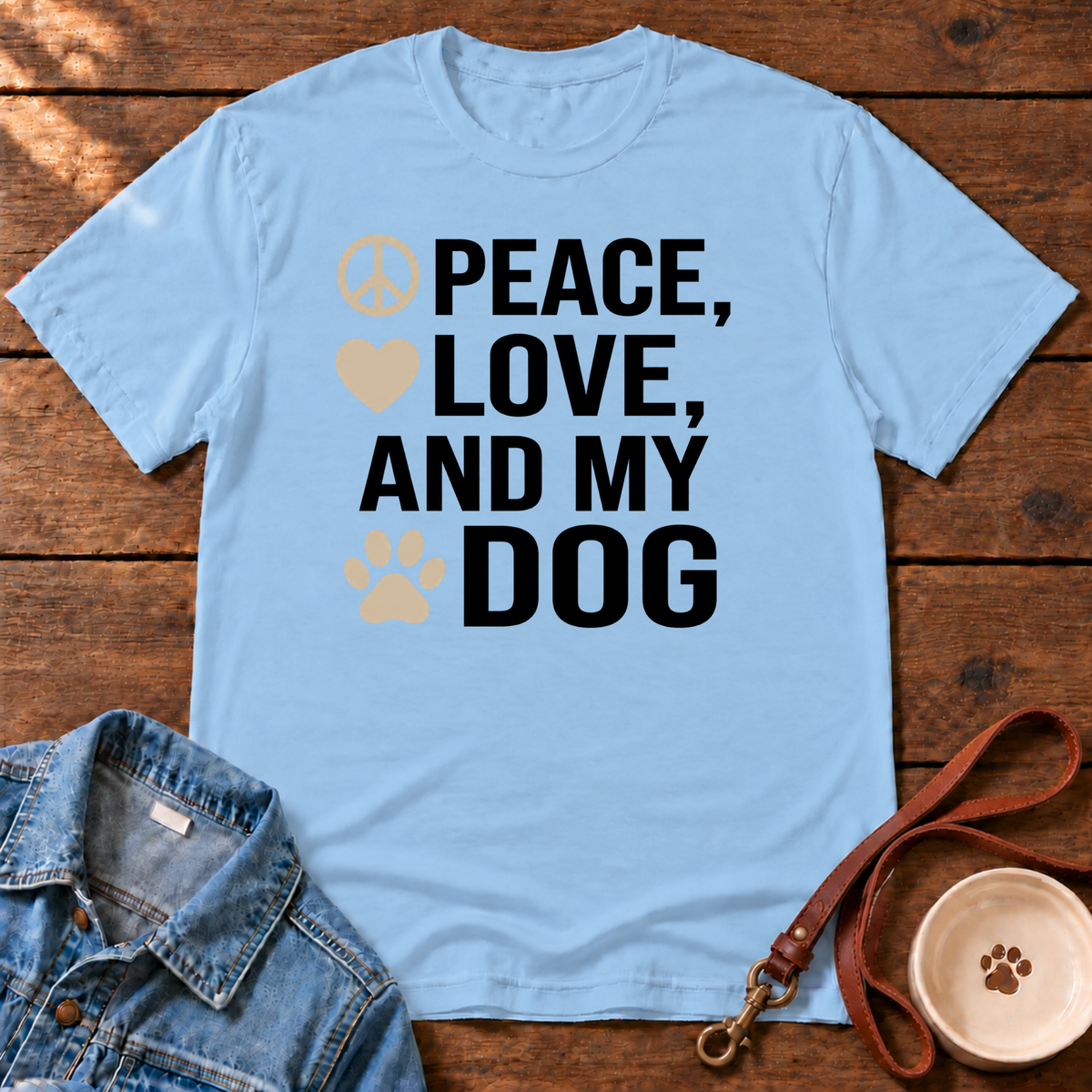 Peace, Love T-Shirt