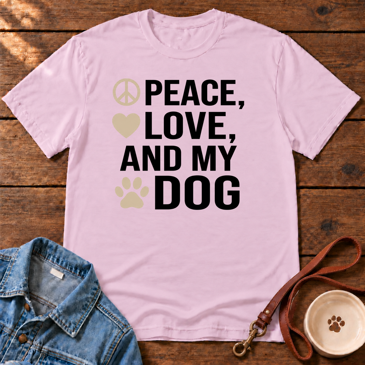 Peace, Love T-Shirt