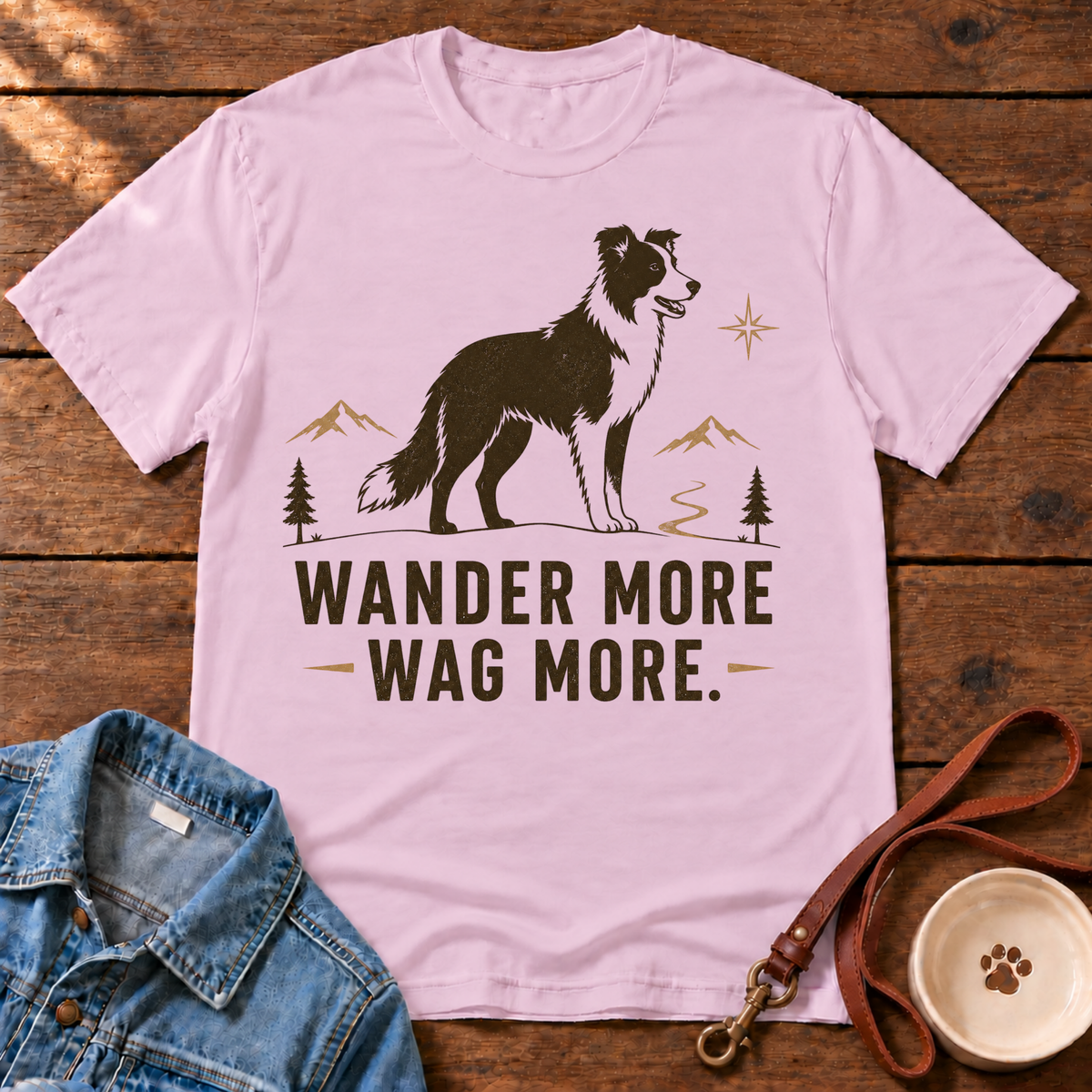 Wander More Wag More T-Shirt