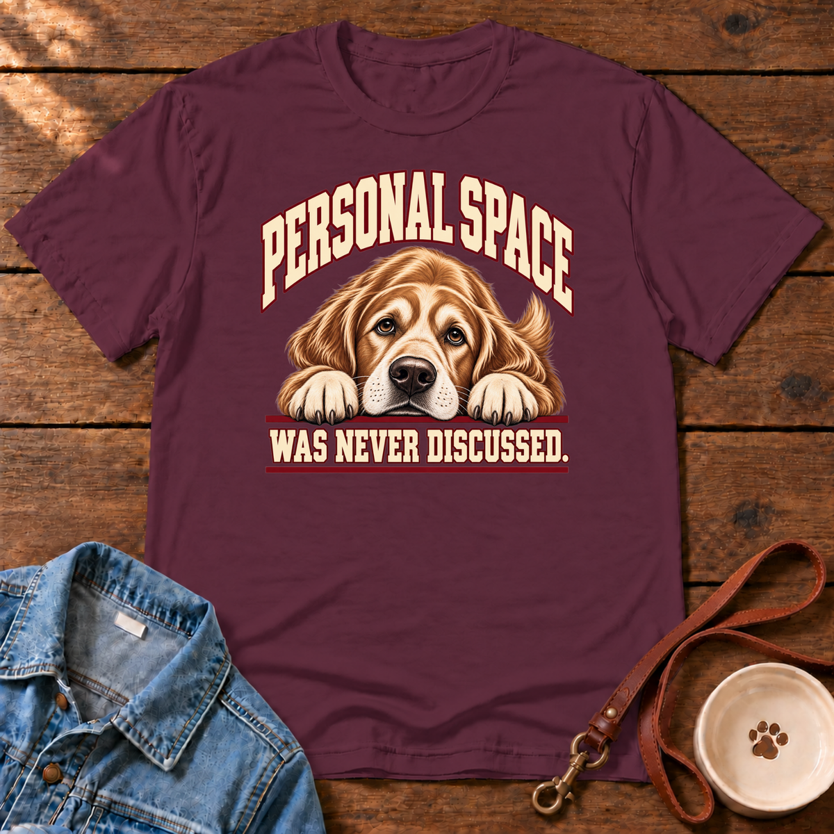 Personal Space Dog T‑Shirt