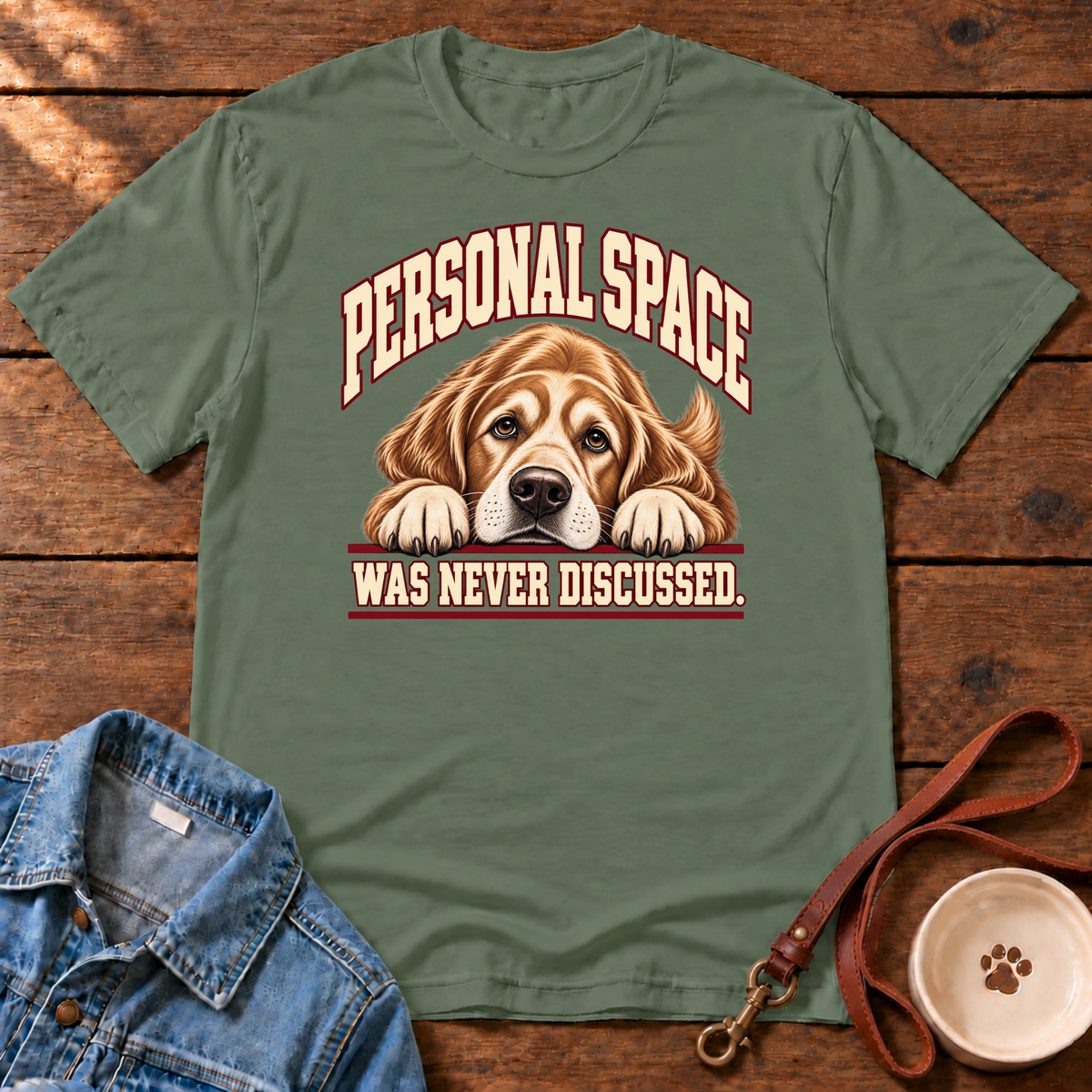 Personal Space Dog T‑Shirt