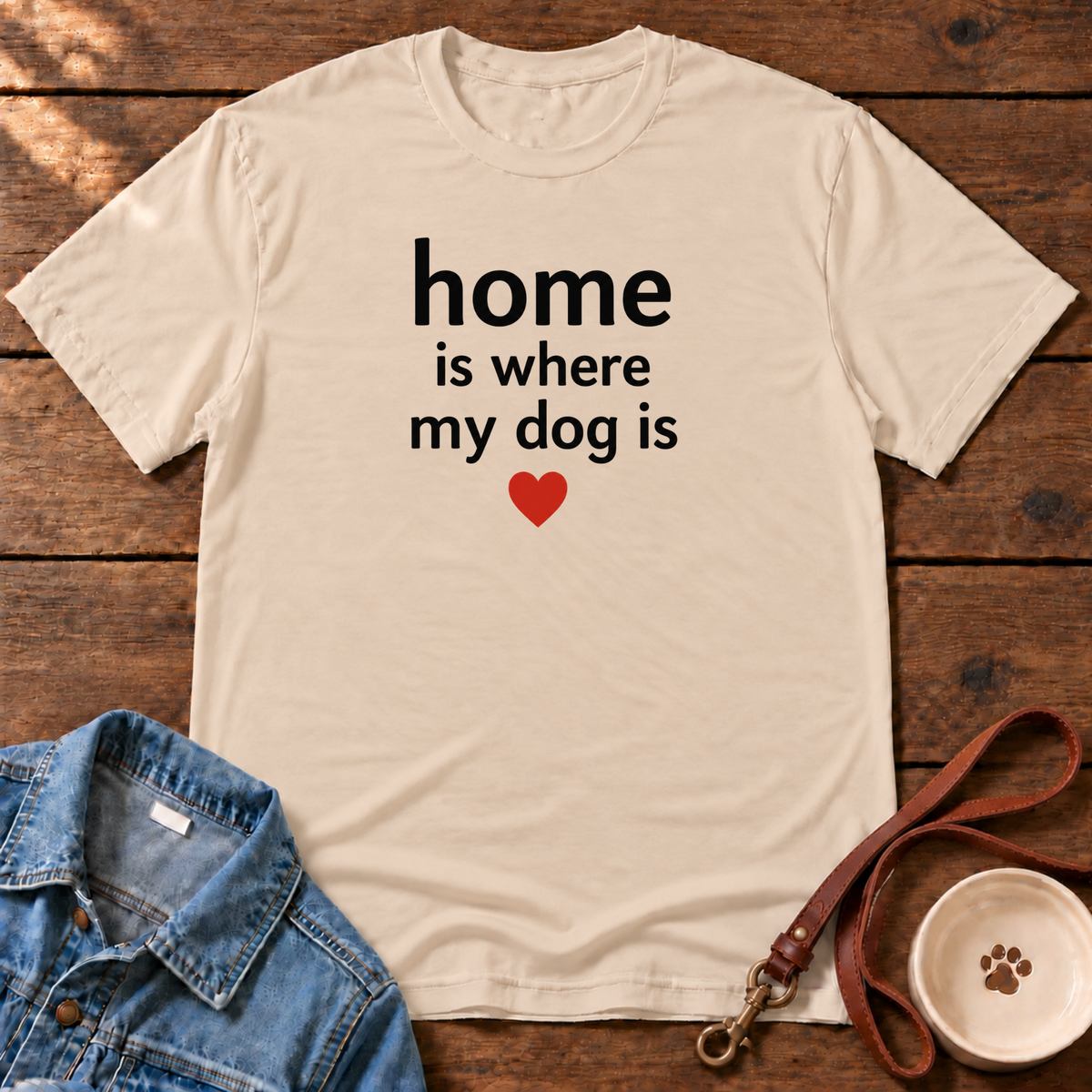 Where My Dog Is T-Shirt