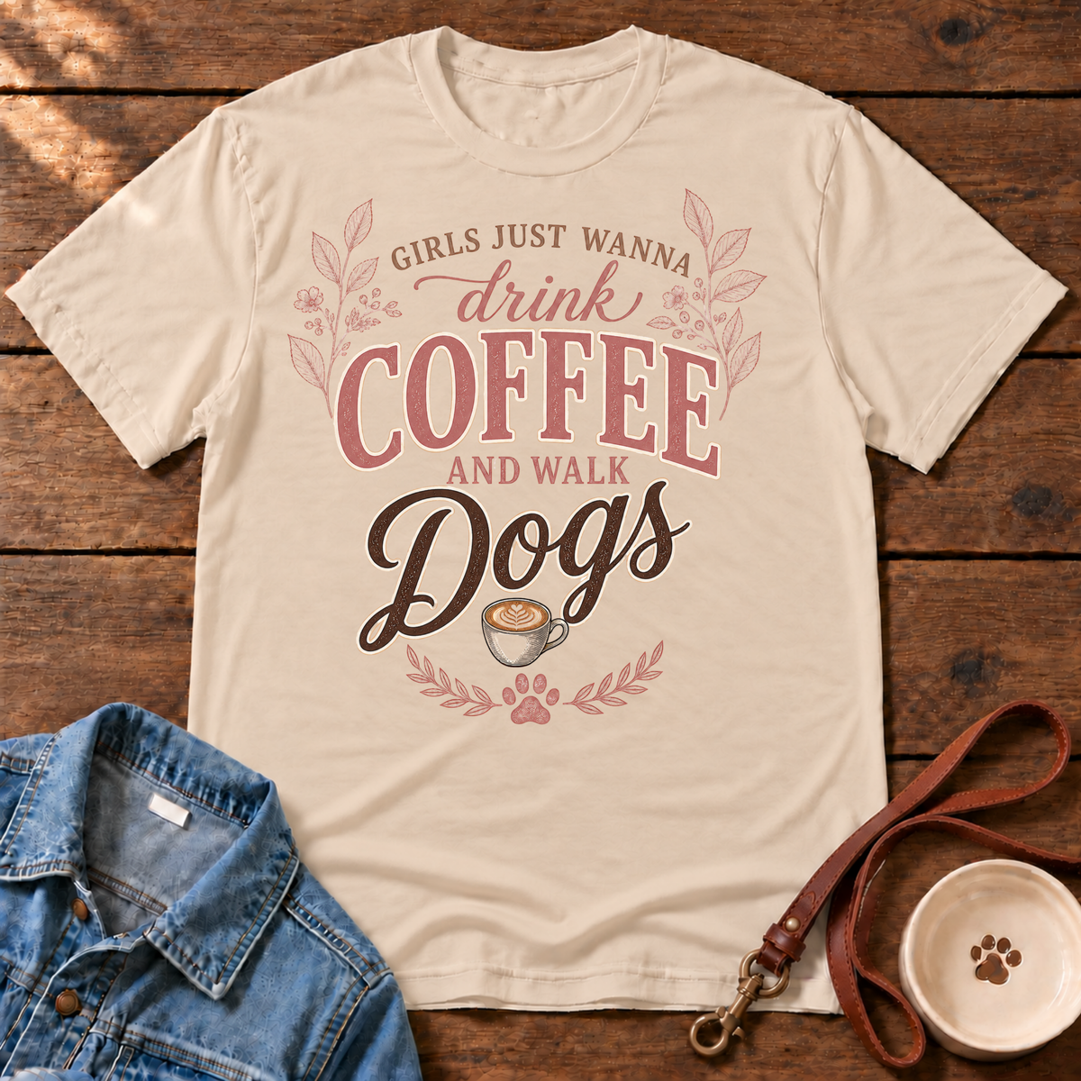 Coffee & Dogs T‑Shirt