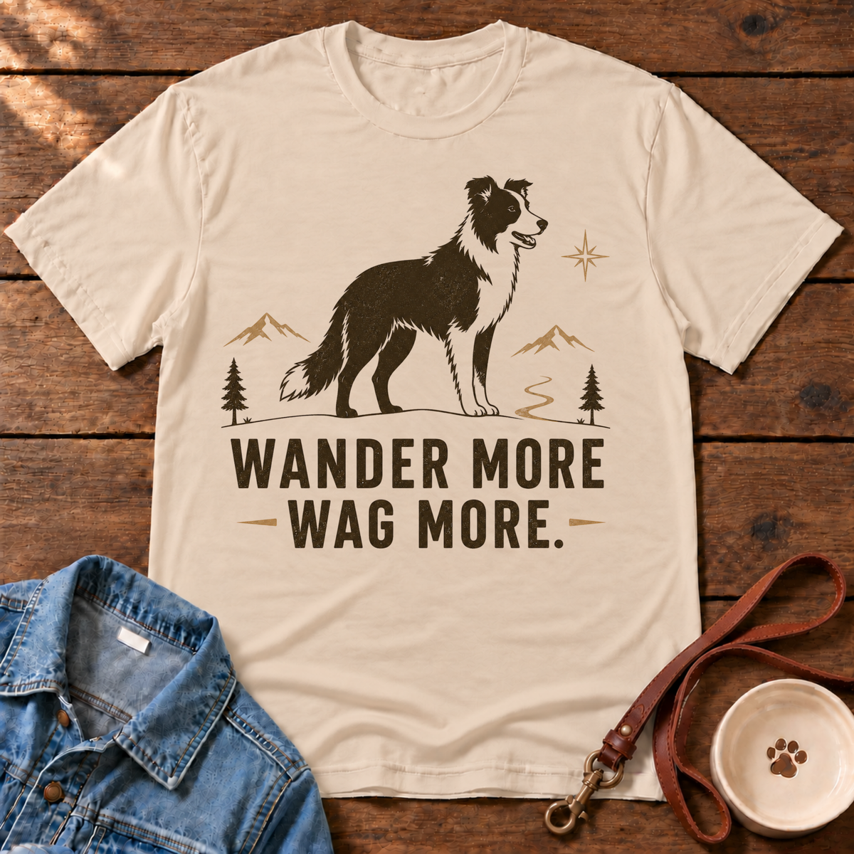 Wander More Wag More T-Shirt