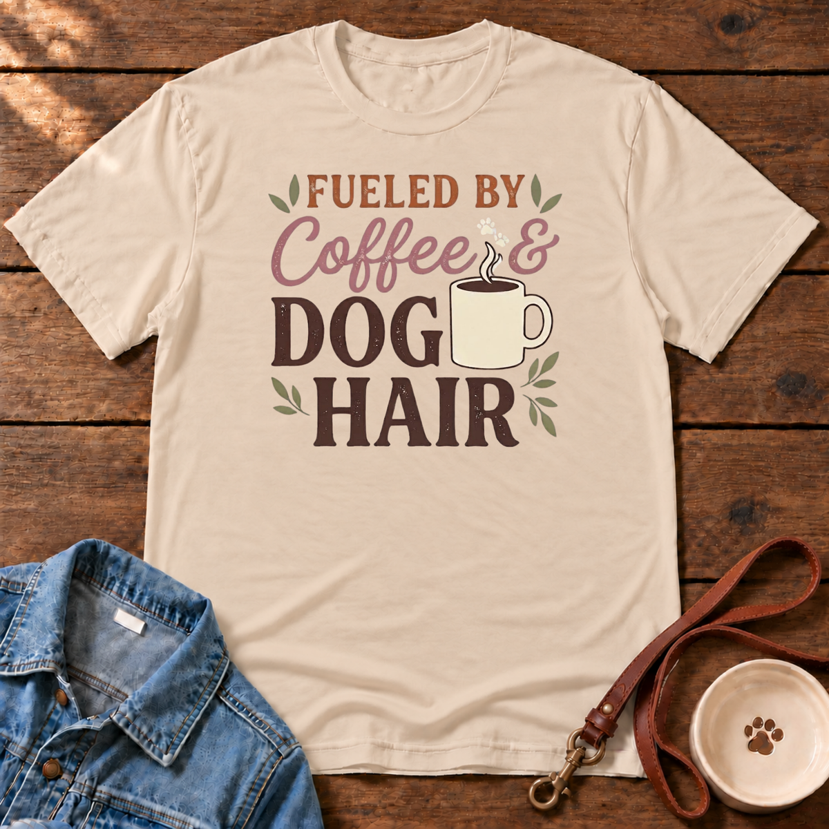 Caffeine & Canine T‑Shirt