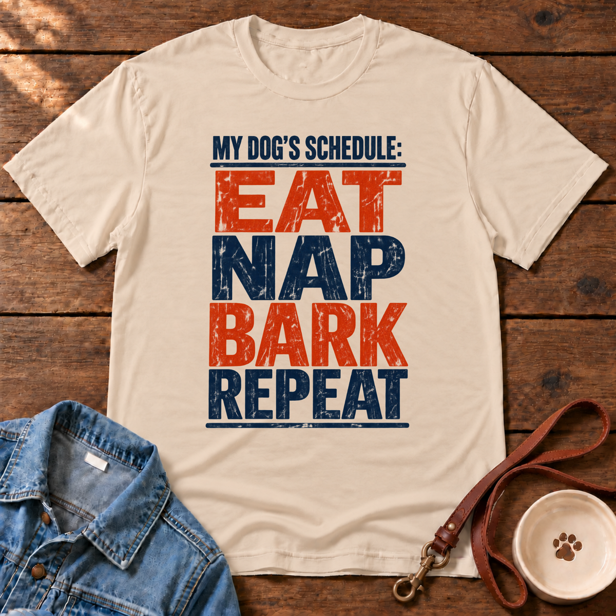 Dog Schedule T-Shirt