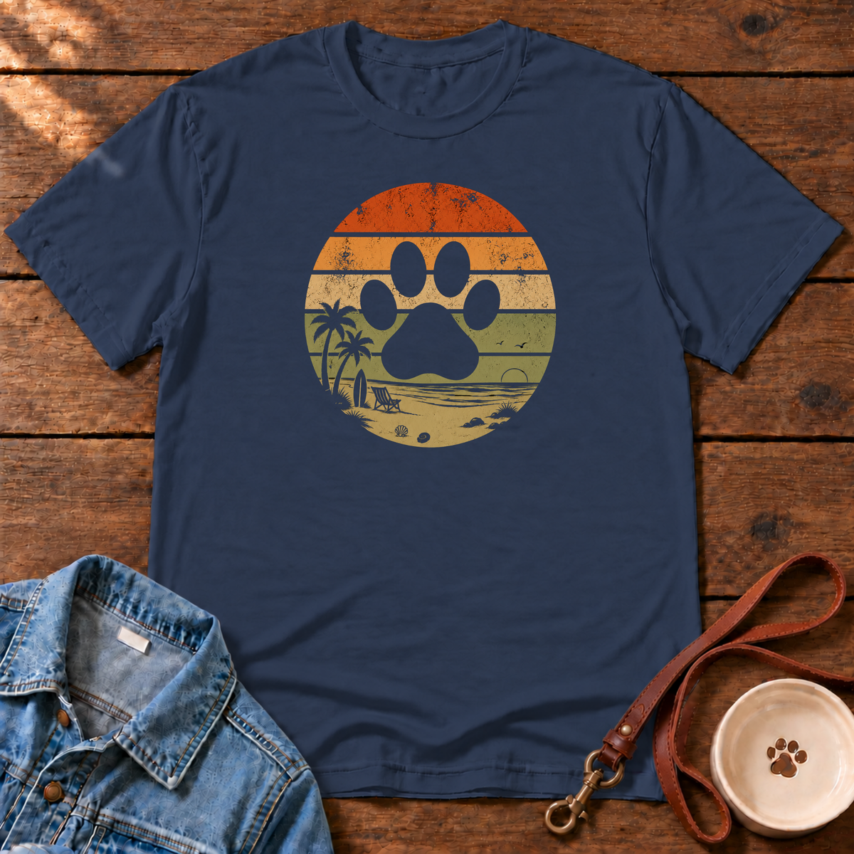 Sunset Paw T-Shirt
