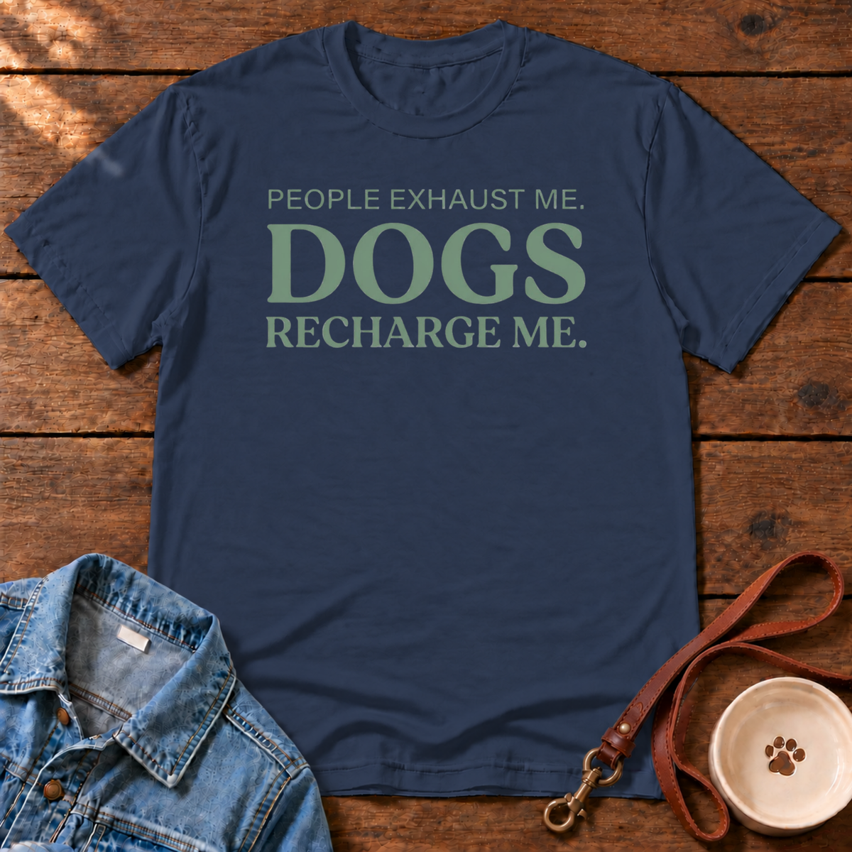 Dogs Recharge Me T-Shirt