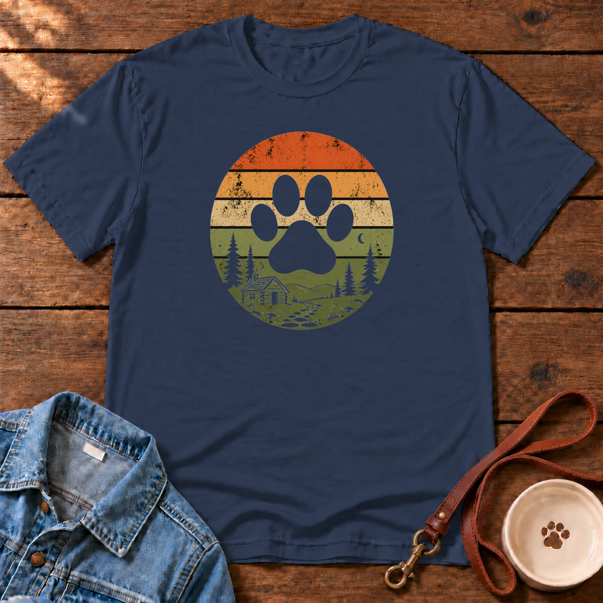 Pawprintt Cabin T-Shirt