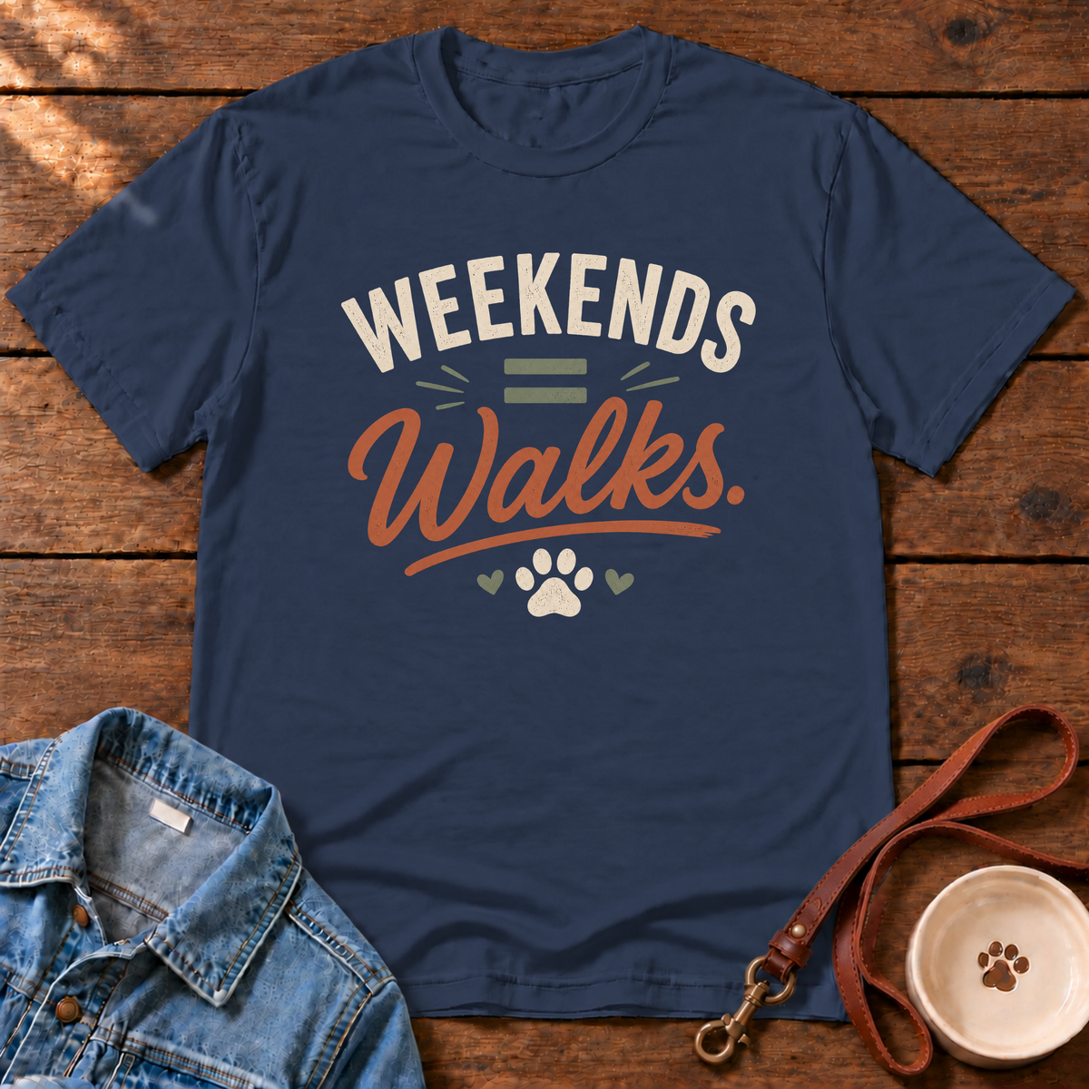 Weekends = Walks T-Shirt