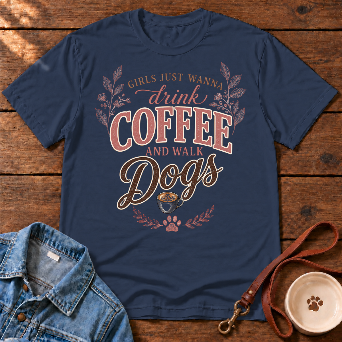Coffee & Dogs T‑Shirt