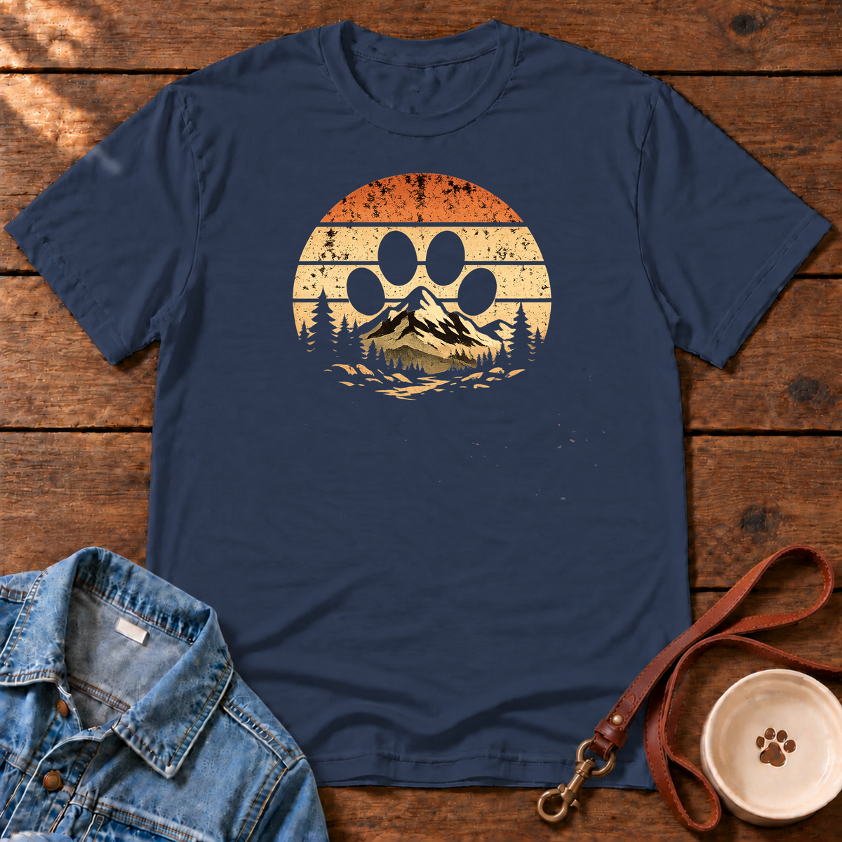 Pawprint Mountain T-Shirt
