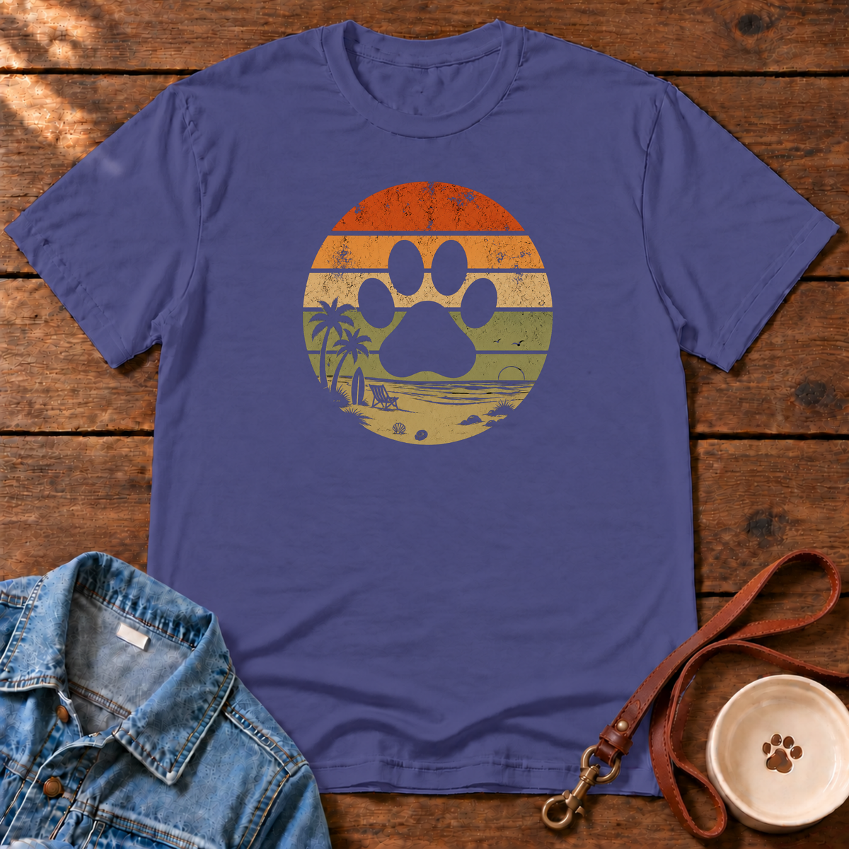 Sunset Paw T-Shirt