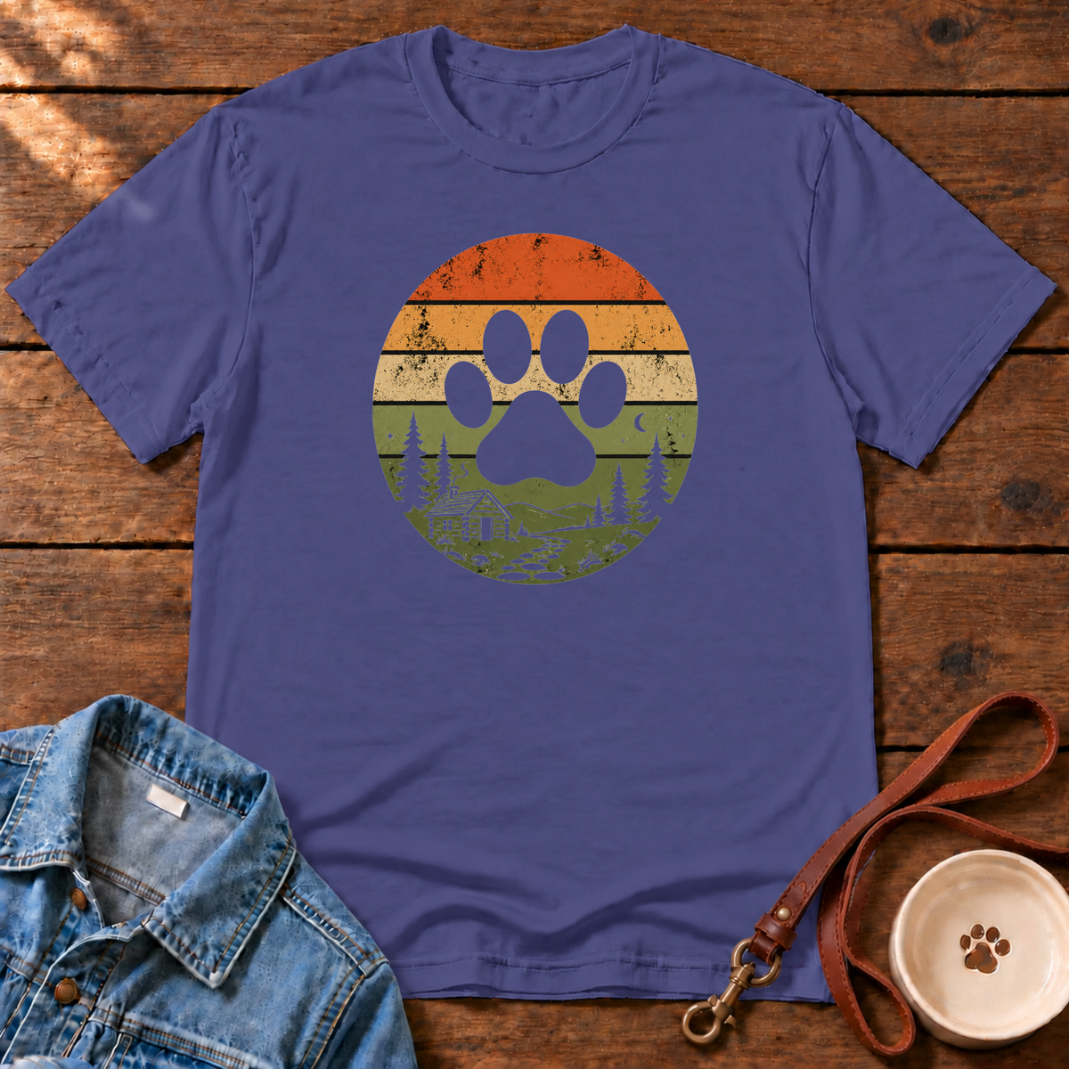 Pawprintt Cabin T-Shirt
