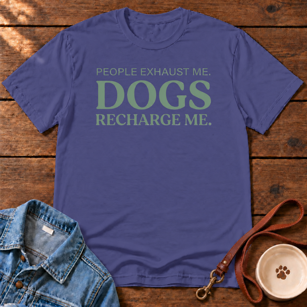 Dogs Recharge Me T-Shirt