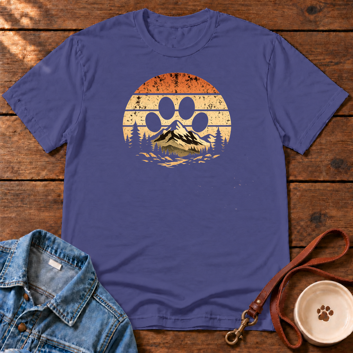 Pawprint Mountain T-Shirt
