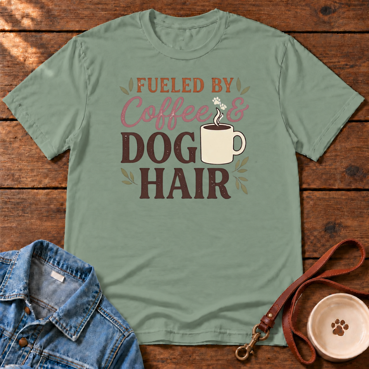 Caffeine & Canine T‑Shirt