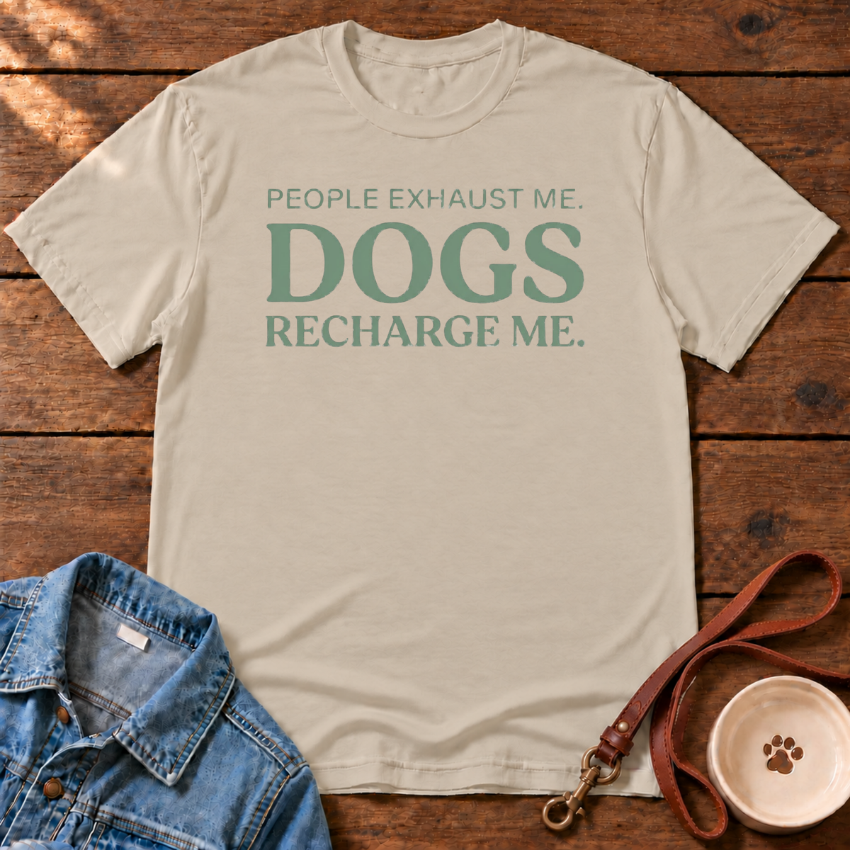 Dogs Recharge Me T-Shirt