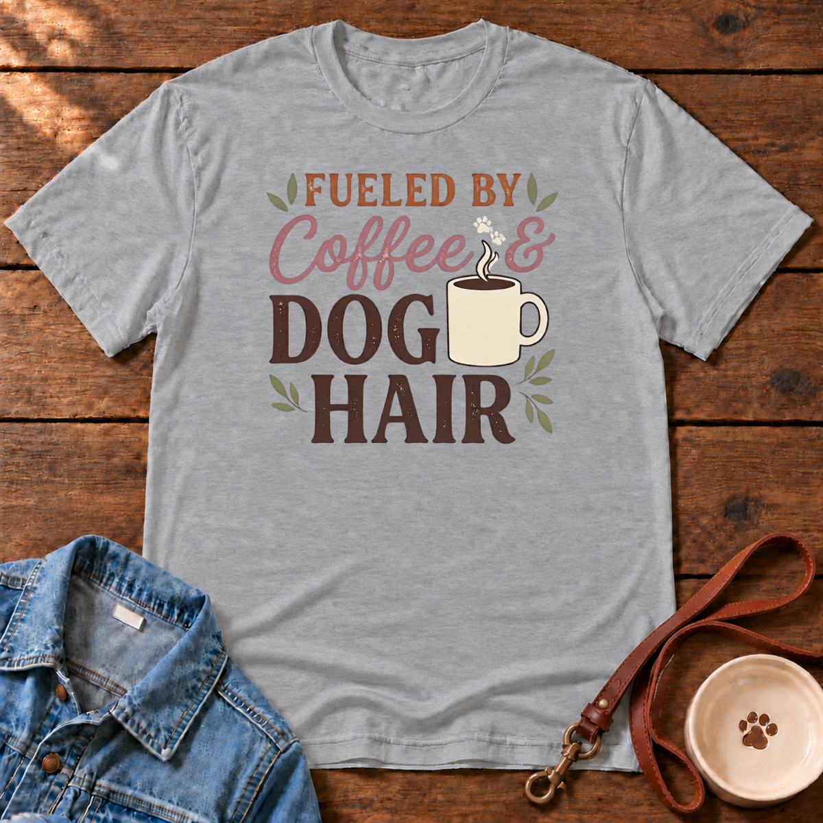 Caffeine & Canine T‑Shirt