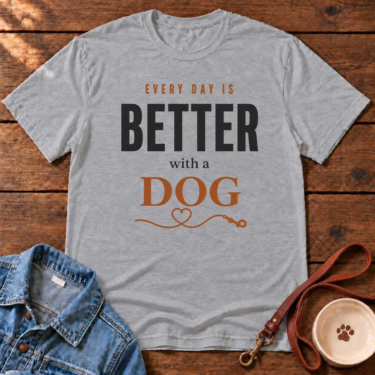 Better With A Dog T-Shirt
