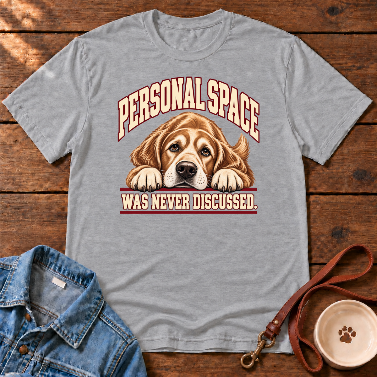 Personal Space Dog T‑Shirt