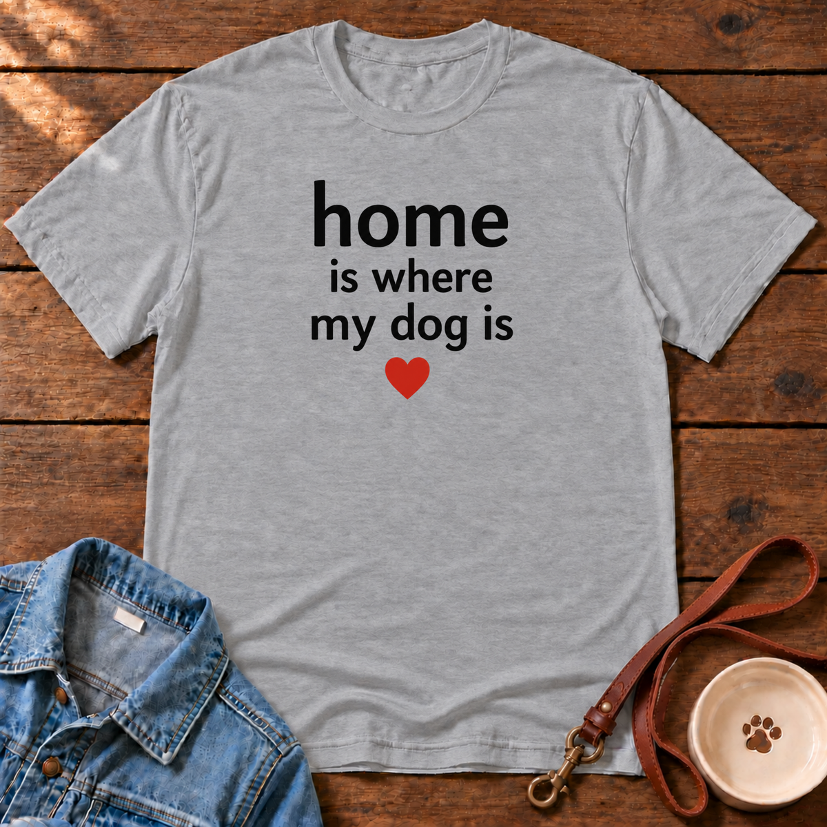 Where My Dog Is T-Shirt