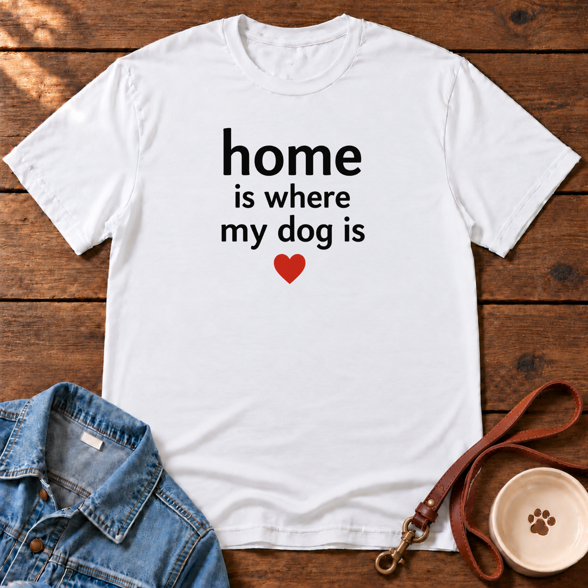 Where My Dog Is T-Shirt