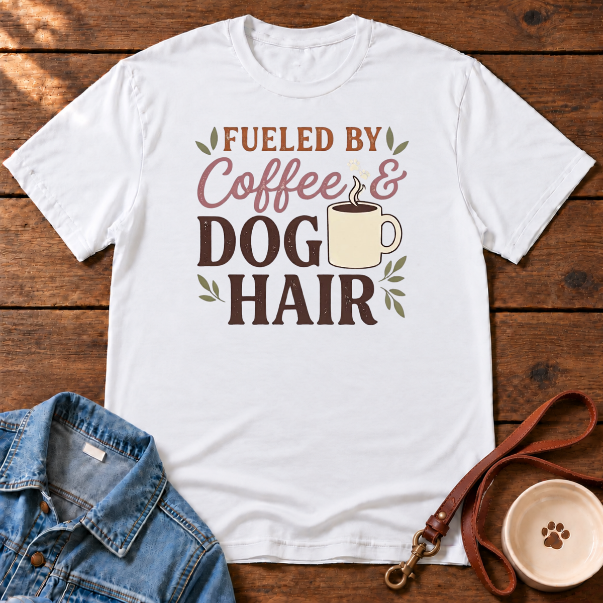 Caffeine & Canine T‑Shirt