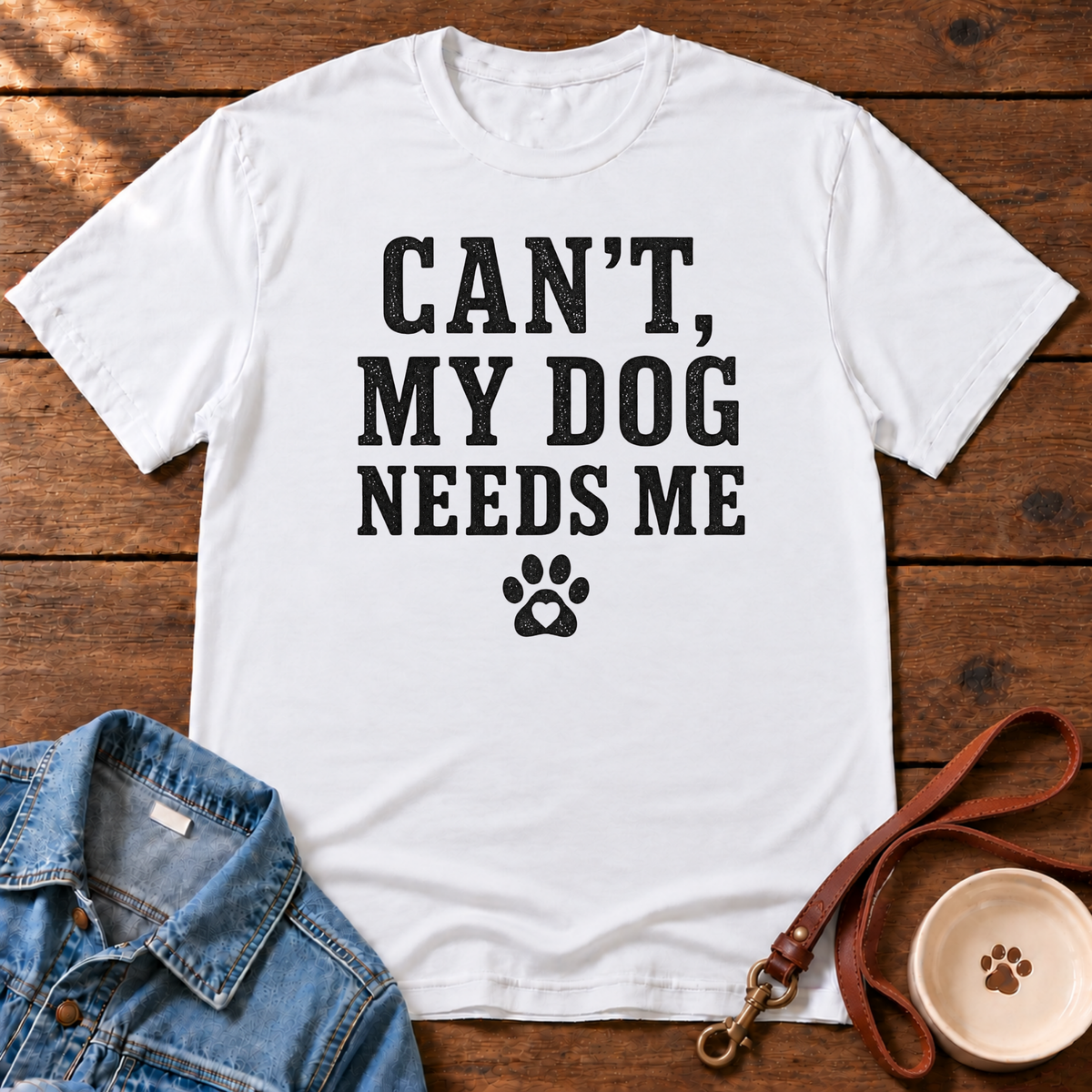 Can’t, My Dog Needs Me T-Shirt